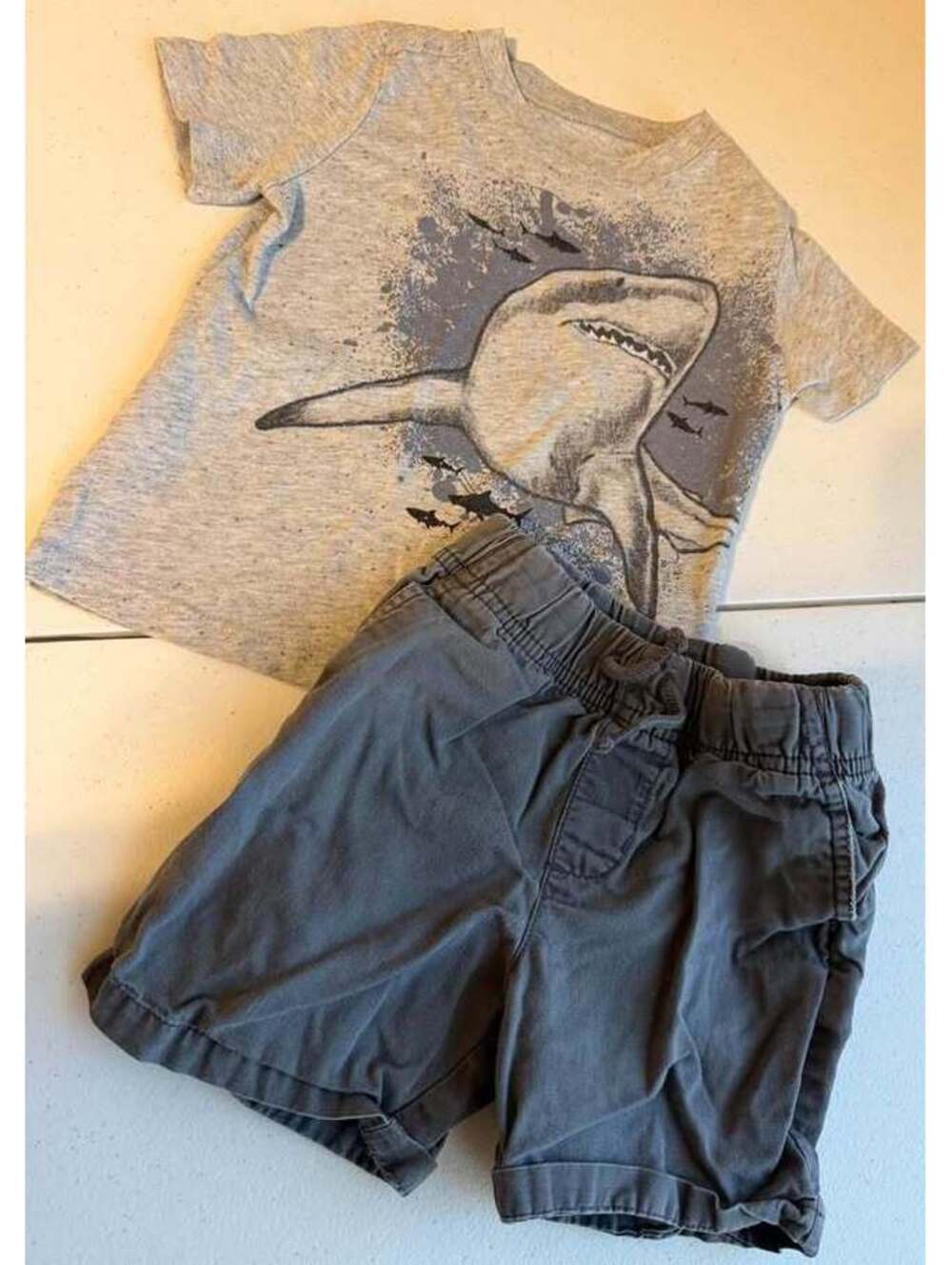 Garanimals 2T Shark T-Shirt and Shorts Set